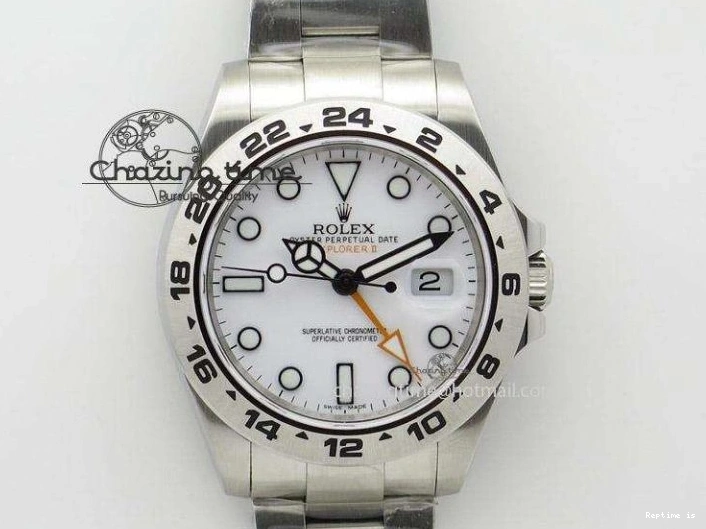 1223 FashionForward Daytona White Ceramic 5GF Best Edition White Black Dial on White Rubber Strap A 2329
